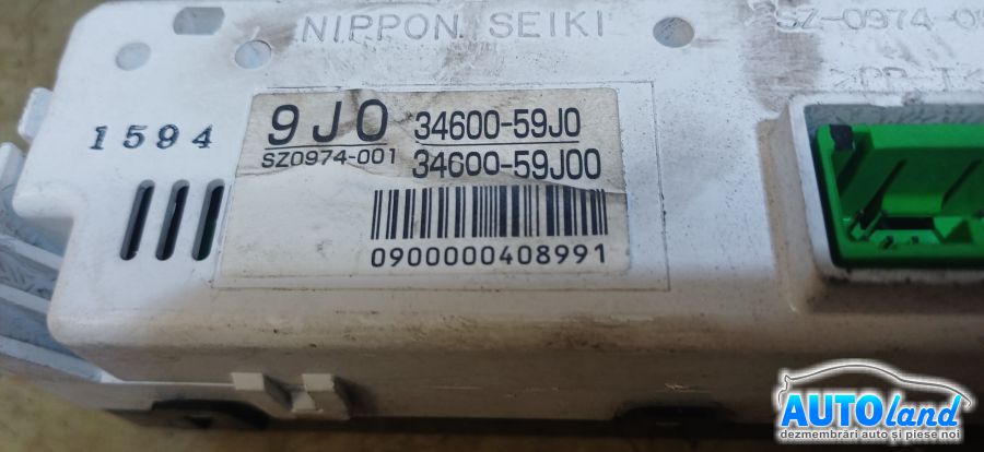 Display SUZUKI LIANA (ER) 2001-2026 Cod 3460059J0 