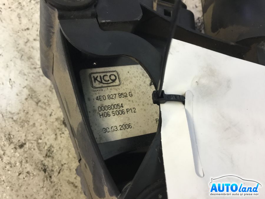 Diverse AUDI A8 (4E_) 2002-2010 Cod 4E0827852G 