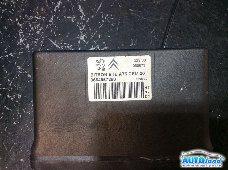 Diverse PEUGEOT 207 CC (WD_) 2007-2025 Cod 9664957280 