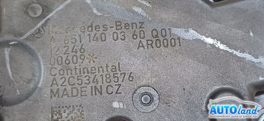 EGR MERCEDES-BENZ E-CLASS (W212) 2009-2026 Cod A6511400360 