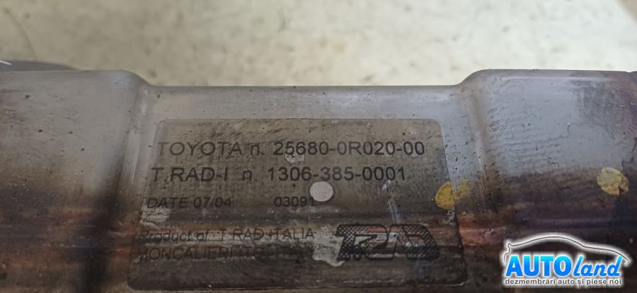 EGR TOYOTA AVENSIS (T25) 2003-2025 Cod 13063850001 