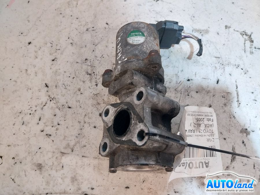EGR TOYOTA RAV 4 III (ACA_,ACE_) 2005-2026 Cod 2562026091 