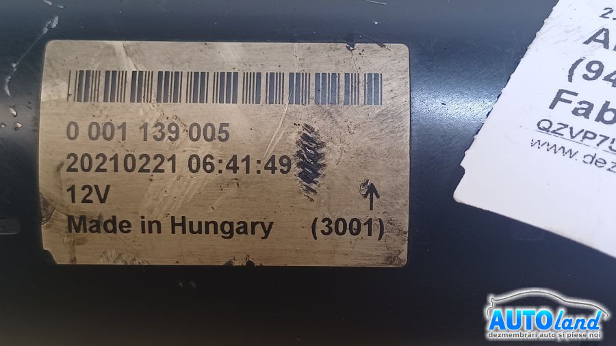 Electromotor ALFA ROMEO GIULIETTA (940_) 2010-2025 Cod 0001139005 