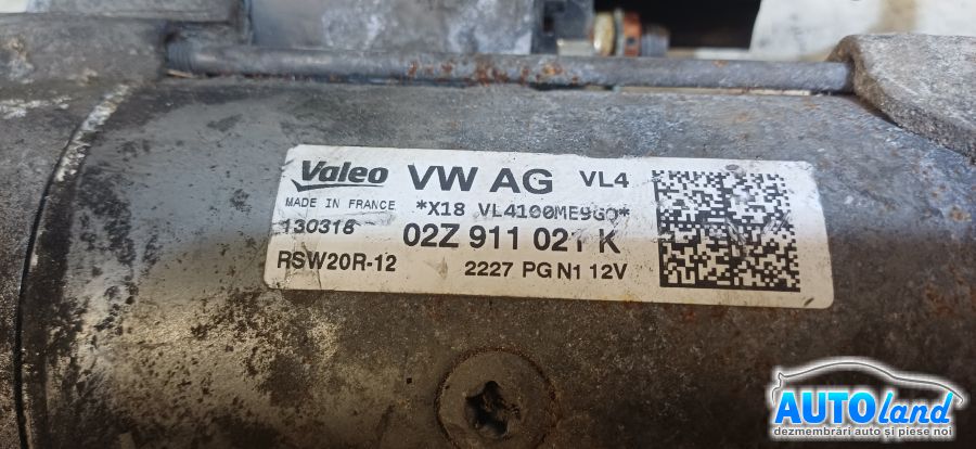 Electromotor AUDI A3 Cabrio (8V facelift 2016) 2016-2026 Cod 02Z911021K 