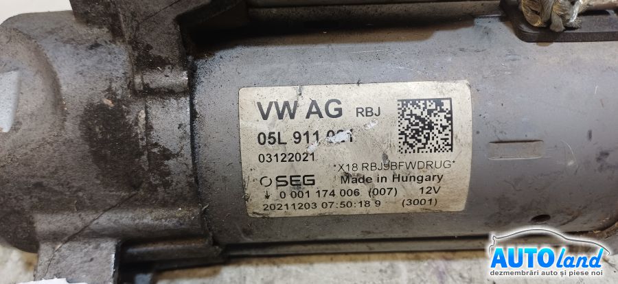 Electromotor AUDI Q5 (8R) 2008-2026 Cod 05L911001 