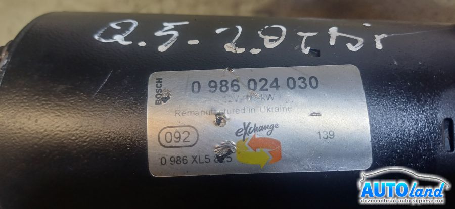 Electromotor AUDI Q5 (8R) 2008-2026 Cod 0986024030 