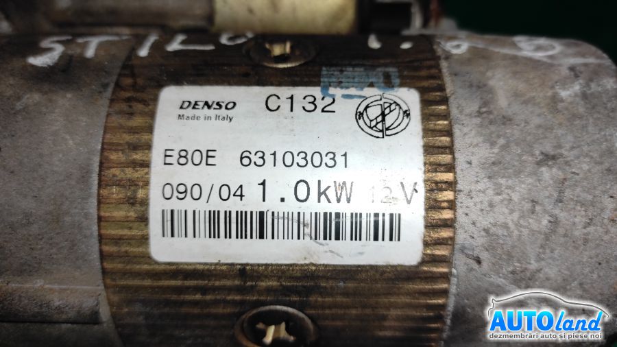 Electromotor FIAT STILO (192) 2001-2025 Cod 63103031 
