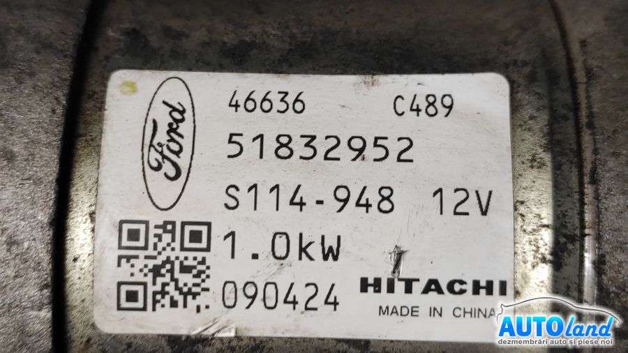 Electromotor FORD KA 2008-2025 Cod 51832952 