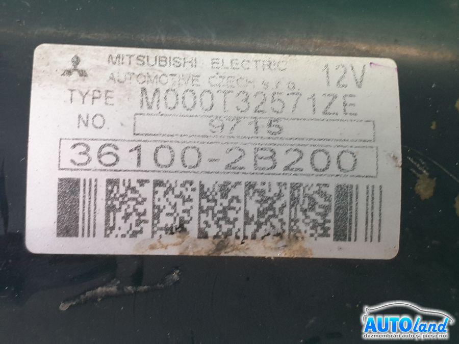 Electromotor HYUNDAI i30 2007-2025 Cod 361002B200 