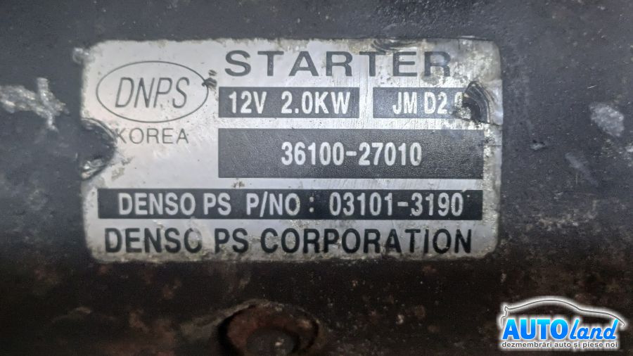 Electromotor HYUNDAI SANTA FE (CM) 2006-2025 Cod 3610027010 