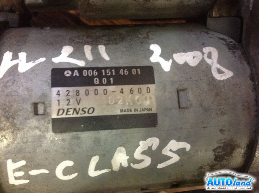 Electromotor MERCEDES-BENZ E-CLASS (W211) 2002-2008 Cod A0061514601 