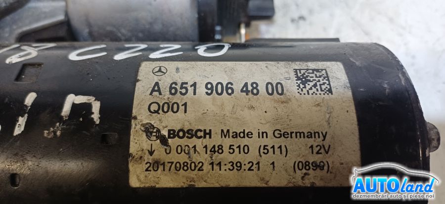 Electromotor MERCEDES-BENZ GLE SUV (V167) 2019-2026 Cod A6519064800 