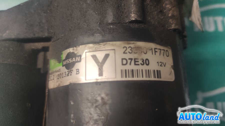 Electromotor NISSAN MICRA III (K12) 2003-2010 Cod D7E30 