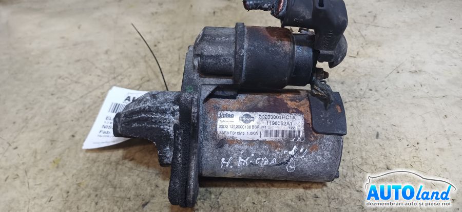 Electromotor NISSAN MICRA (K12) 2003-2025 Cod 1196052A 