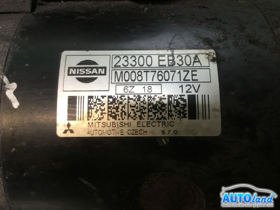 Electromotor NISSAN NAVARA (D40) 2004-2025 Cod 23300EB30A 