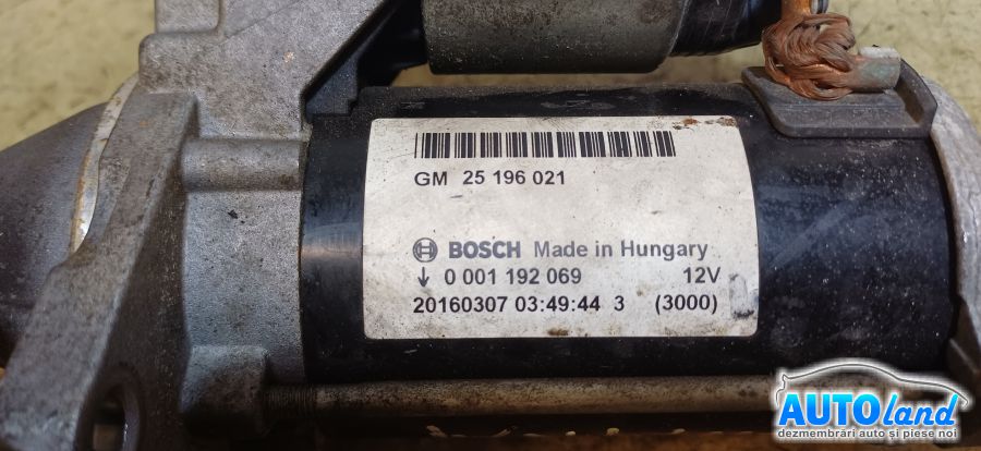 Electromotor OPEL CORSA E 2014-2025 Cod 25196021 
