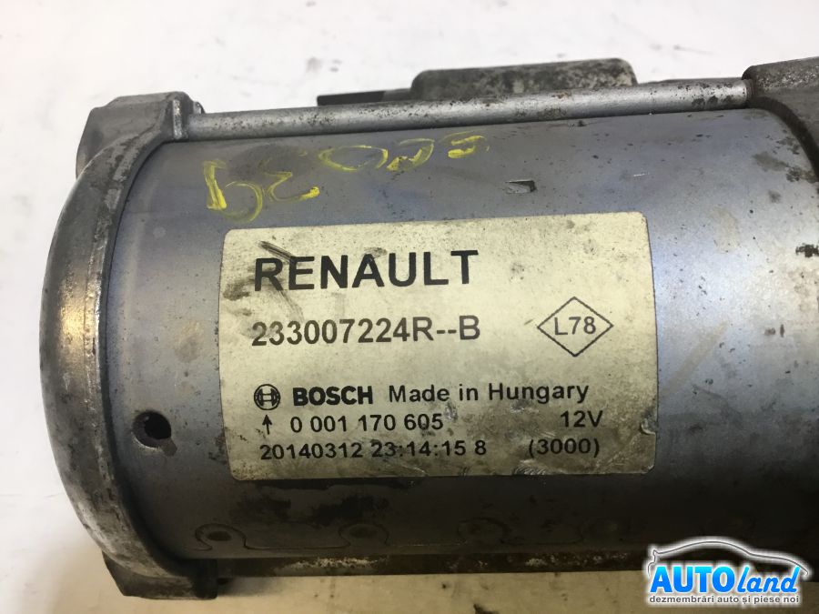 Electromotor RENAULT SCENIC III (JZ0/1_) 2009-2025 Cod 233007224R 
