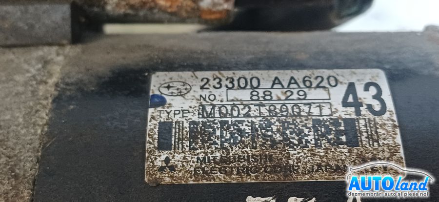 Electromotor SUBARU FORESTER (SH) 2008-2026 Cod 23300AA620 