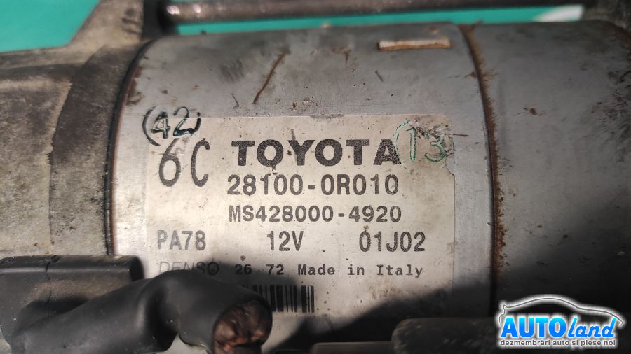 Electromotor TOYOTA AURIS (_ZE15,_RE15) 2006-2025 Cod 281000R010 
