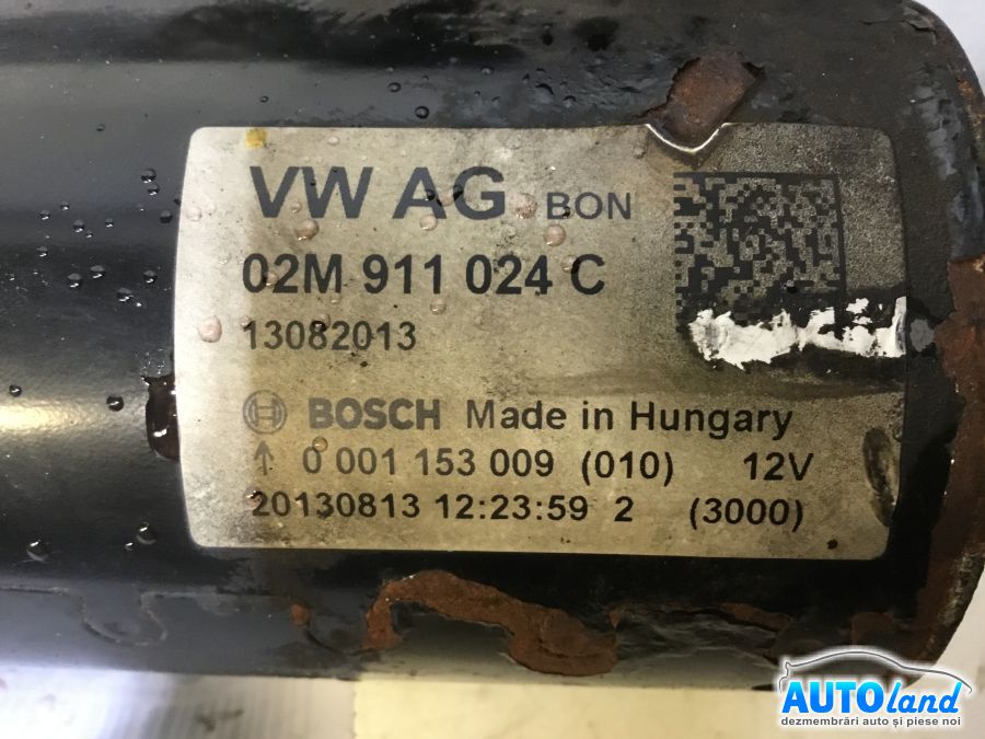 Electromotor VOLKSWAGEN PASSAT (362) 2010-2025 Cod 02M911024C 