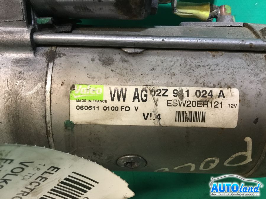 Electromotor VOLKSWAGEN POLO (6R_) 2009-2025 Cod A2Z911024A 