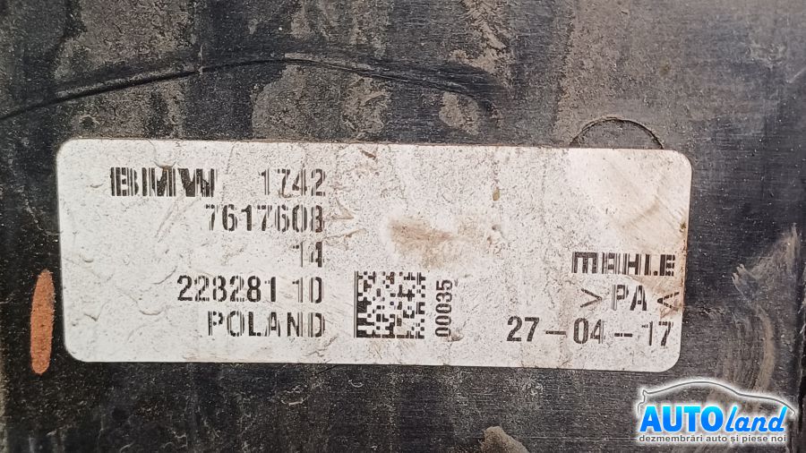 Electroventilator Radiator Racire BMW 2 (F45) 2013-2025 Cod 17118518724 