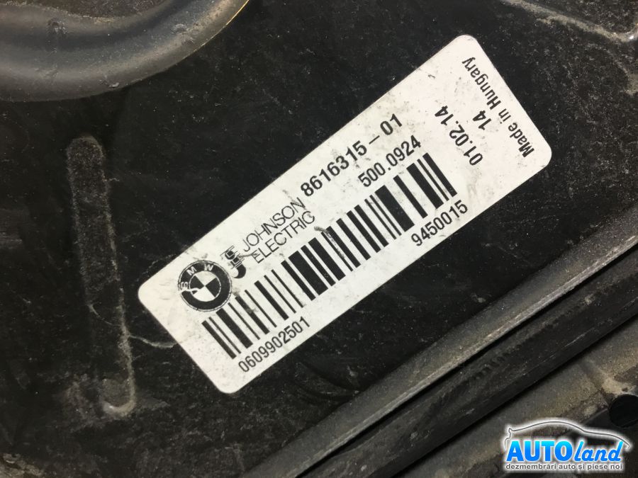 Electroventilator Radiator Racire BMW 3 (F30) 2011-2025 Cod 8616315 