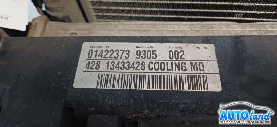 Electroventilator Radiator Racire OPEL INSIGNIA 2008-2025 Cod 13433421 