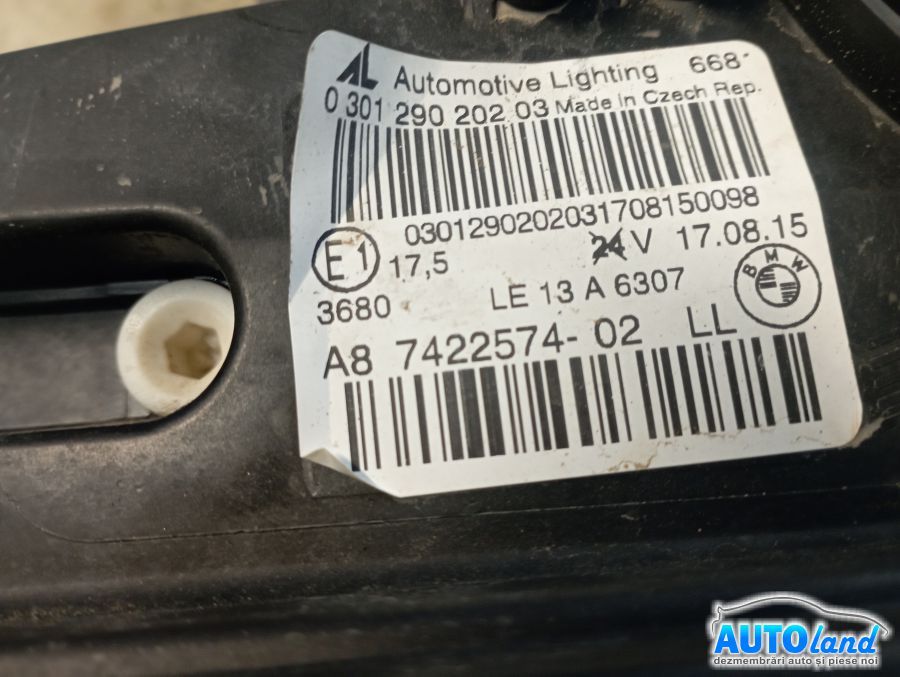 Far Dreapta BMW 2 Series Active Tourer (F45) 2014-2018 Cod 7422574 