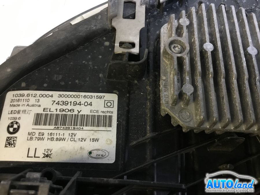 Far Dreapta BMW 5 Series Touring (G31) 2017-2020 Cod 743919404 