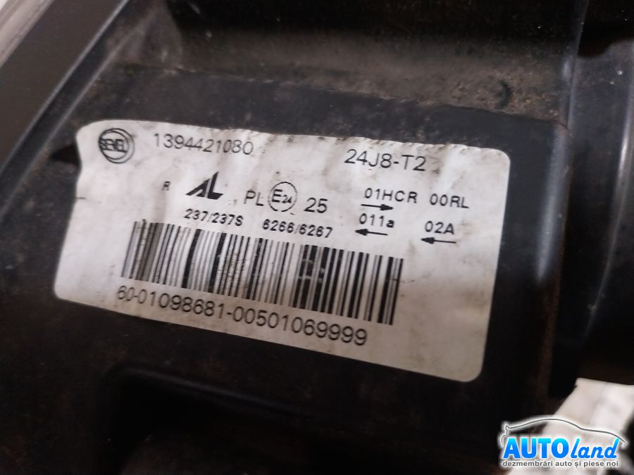 Far Dreapta CITROEN JUMPER bus 2006-2026 Cod 1394421080 