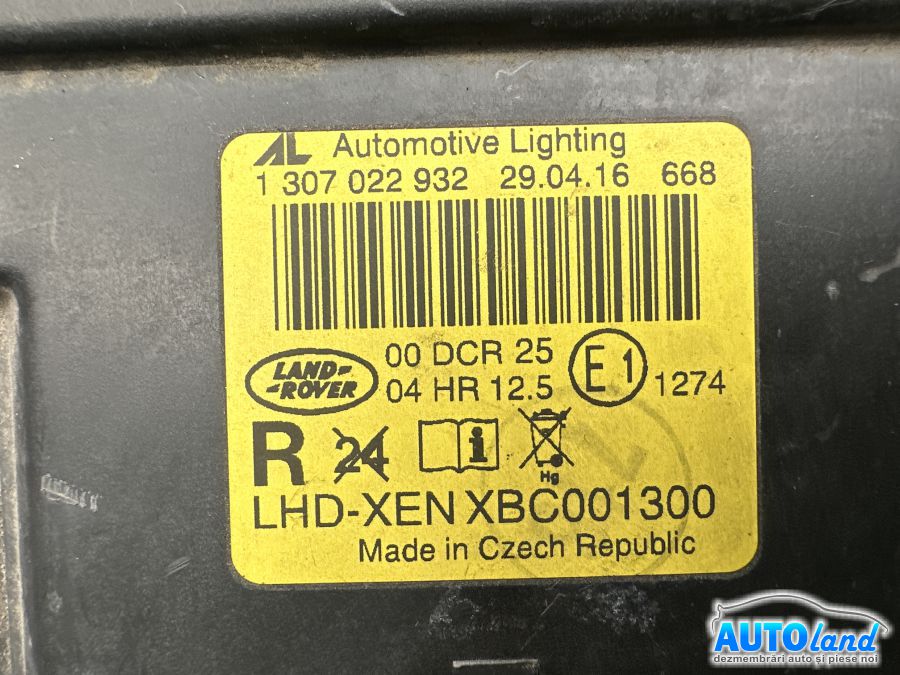 Far Dreapta LAND ROVER RANGE ROVER III (LM) 2002-2025 Cod 1307022932 