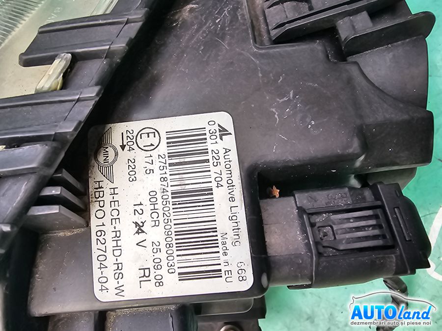 Far Dreapta MINI MINI (R50,R53) 2001-2025 Cod 0301225704 