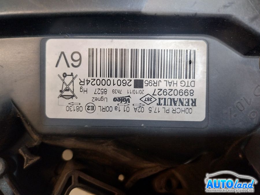 Far Dreapta RENAULT SCENIC III (JZ0/1_) 2009-2026 Cod 260100024R 