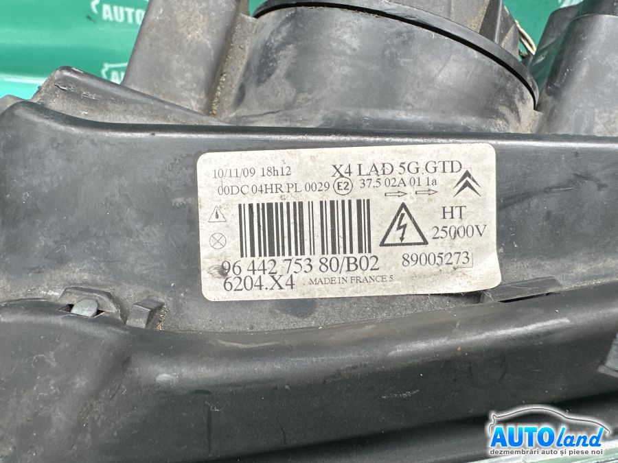Far Stanga CITROEN C5 (DC_) 2001-2004 Cod 9644275380 