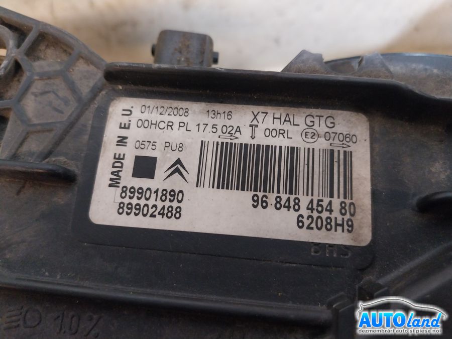 Far Stanga CITROEN C5 (RD_) 2008-2026 Cod 9684845480 