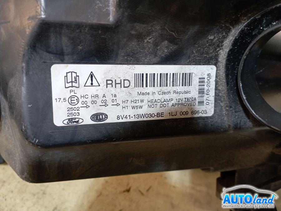 Far Stanga FORD KUGA I 2008-2010 Cod 8V4113W030BE 