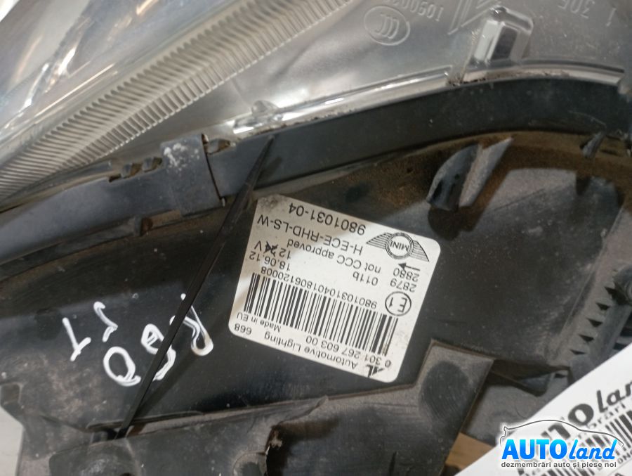 Far Stanga MINI COUNTRYMAN (R60) 2010-2014 Cod 9801031 