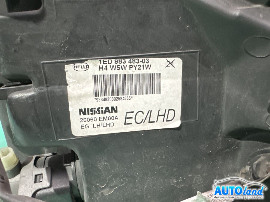 Far Stanga NISSAN TIIDA hatchback 2004-2007 Cod 26060EN00A 