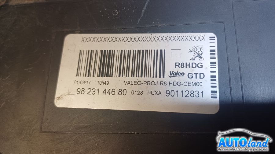 Far Stanga PEUGEOT 508 2018-2025 Cod 9823144680 