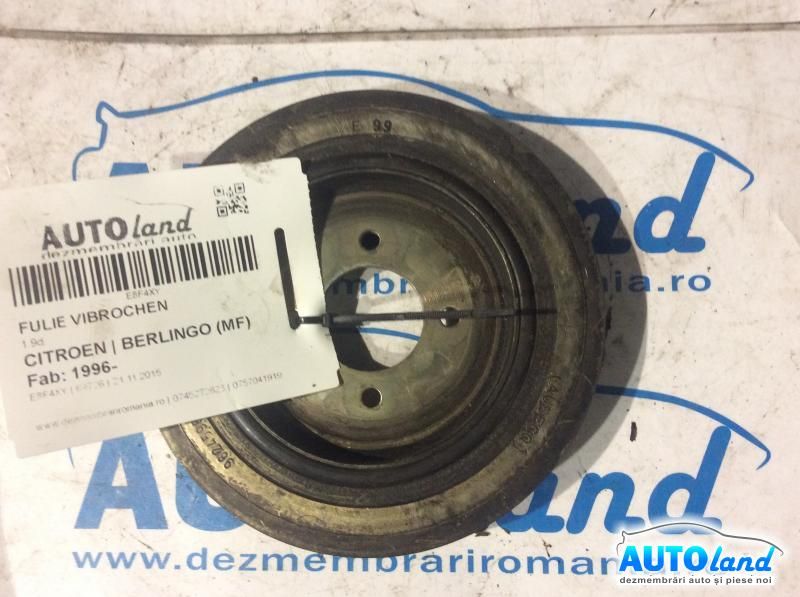 Fulie Vibrochen CITROEN BERLINGO 1996-2025 Cod 9624596880 