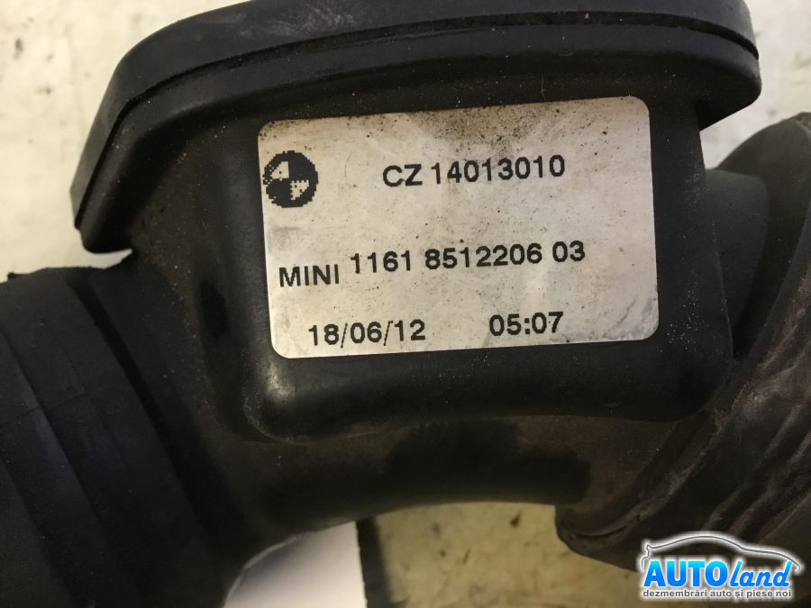 Furtun Intercooler Turbo MINI COUNTRYMAN (R60) 2010-2014 Cod 8512206 