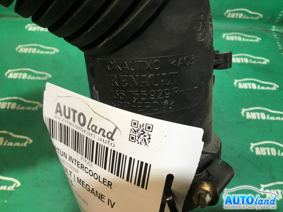 Furtun Intercooler Turbo RENAULT MEGANE IV 2016-2025 Cod 165755929R 