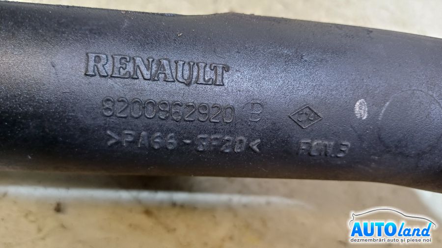 Furtun Intercooler Turbo RENAULT SCENIC III (JZ0/1_) 2009-2025 Cod 8200962920 