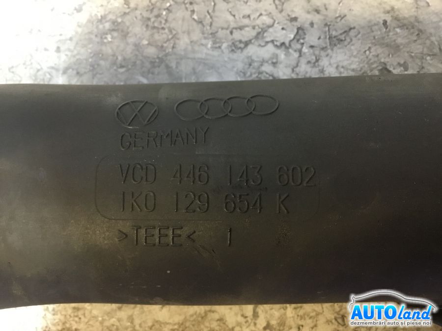 Furtun Intercooler Turbo VOLKSWAGEN GOLF V (1K1) 2003-2026 Cod 1K0129654K 