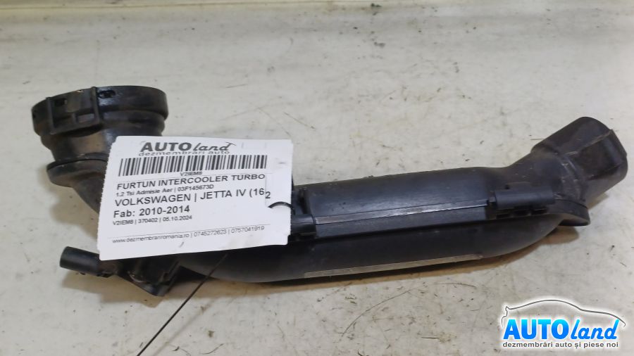 Furtun Intercooler Turbo VOLKSWAGEN JETTA IV (162) 2010-2014 Cod 03F145673D 