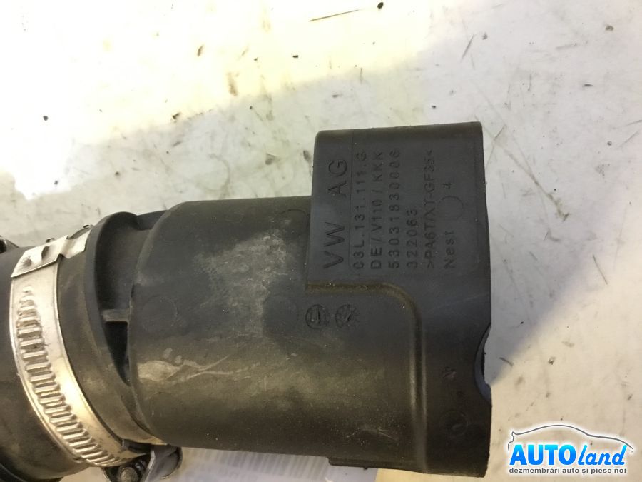 Furtun Intercooler Turbo VOLKSWAGEN PASSAT (362) 2010-2025 Cod 03L131111G 