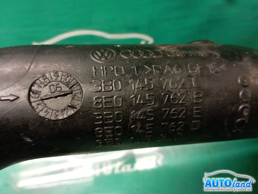 Furtun Intercooler Turbo VOLKSWAGEN PASSAT (3C2) 2005-2025 Cod 3B0145762C 