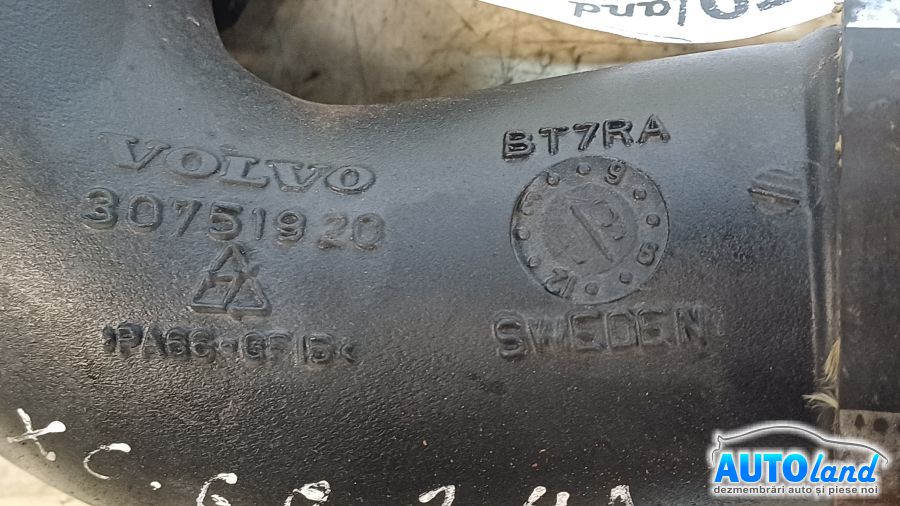 Furtun Intercooler Turbo VOLVO XC60 2008-2025 Cod 30751920 