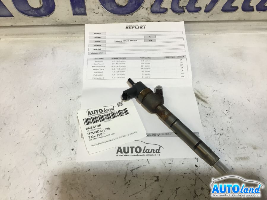 Injector HYUNDAI i30 2007-2025 Cod 0445110320 